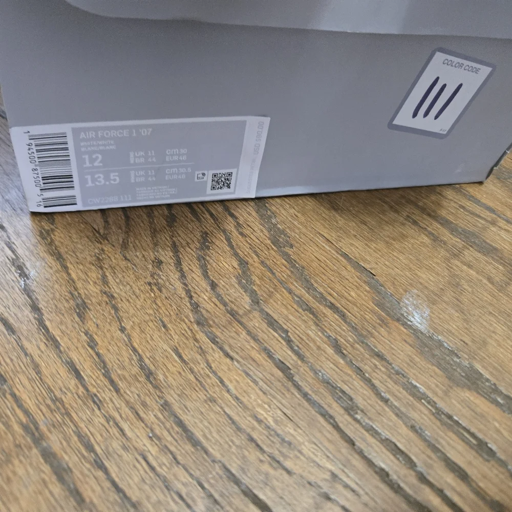 Mens Nike Air Force 1 Sz 12 - Picture 6 of 6